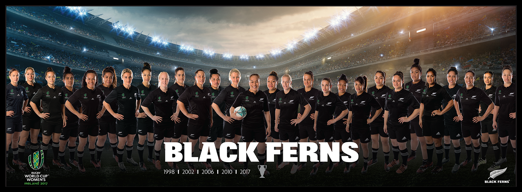 Black Ferns World Cup Winners poster