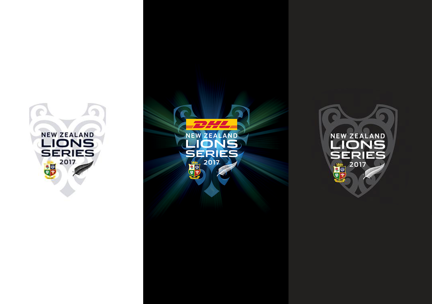 NZ Lions Series logos and branding elements